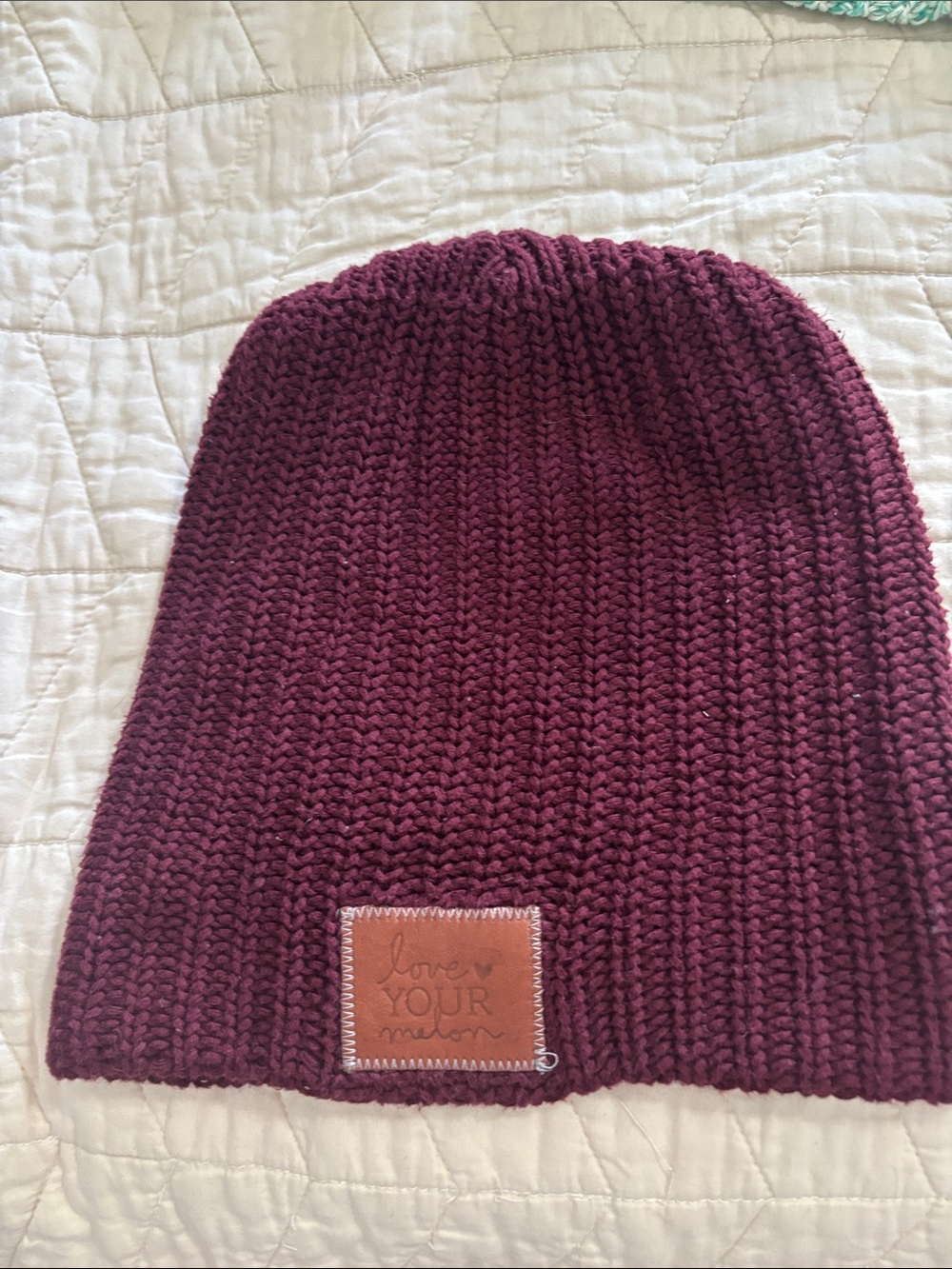 Love Your Melon Beanie bundle
Burgundy and black/white